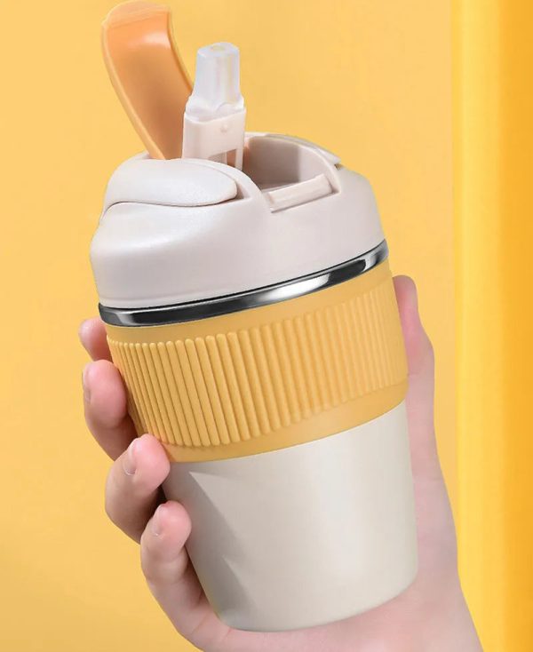 gourde isotherme avec paille