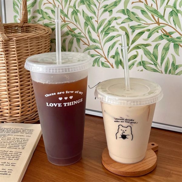 gourde gobelet paille tendance